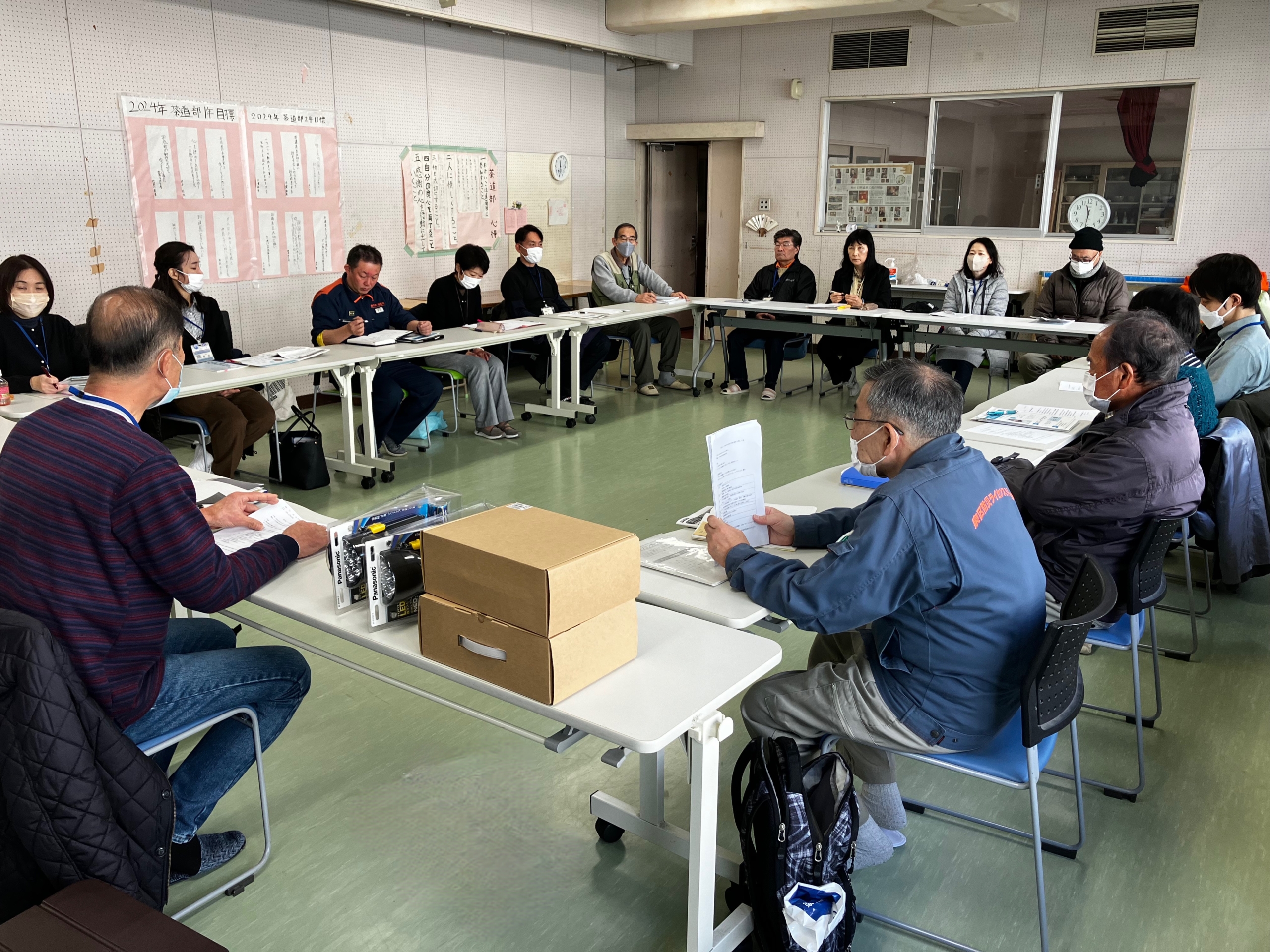 「いずみ野中学地域防災拠点 運営委員会」に出席しました！