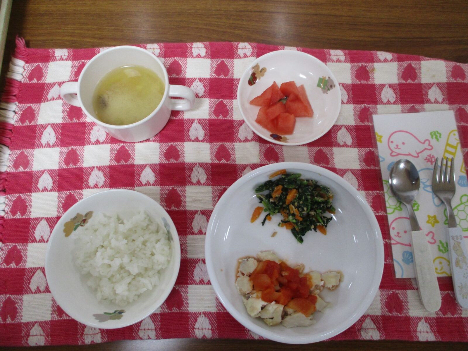 6月25日（木）「給食レストラン＆ママカフェ」開催しました♪