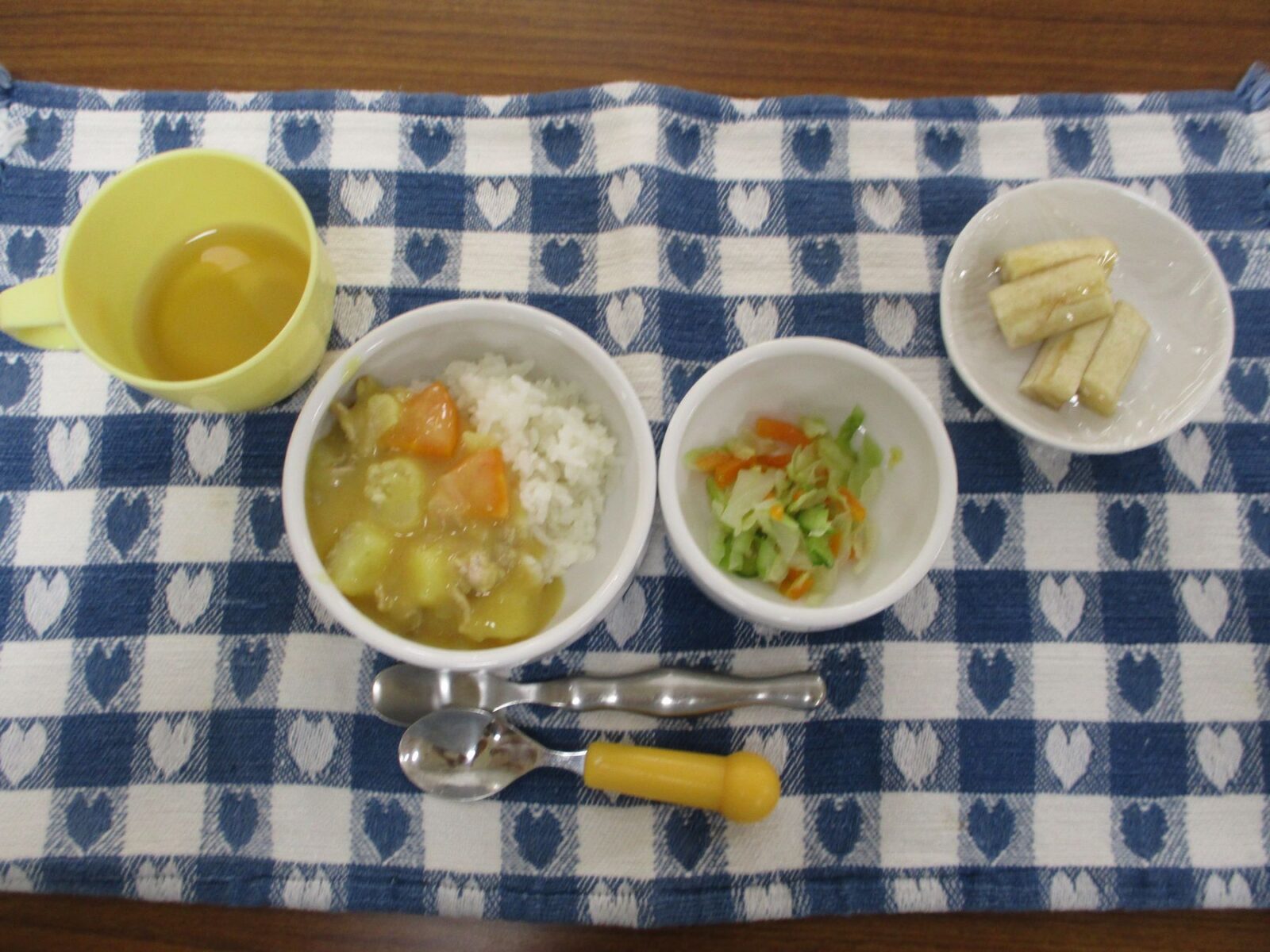 ８月１８日給食レストラン＆ミニ収穫祭！