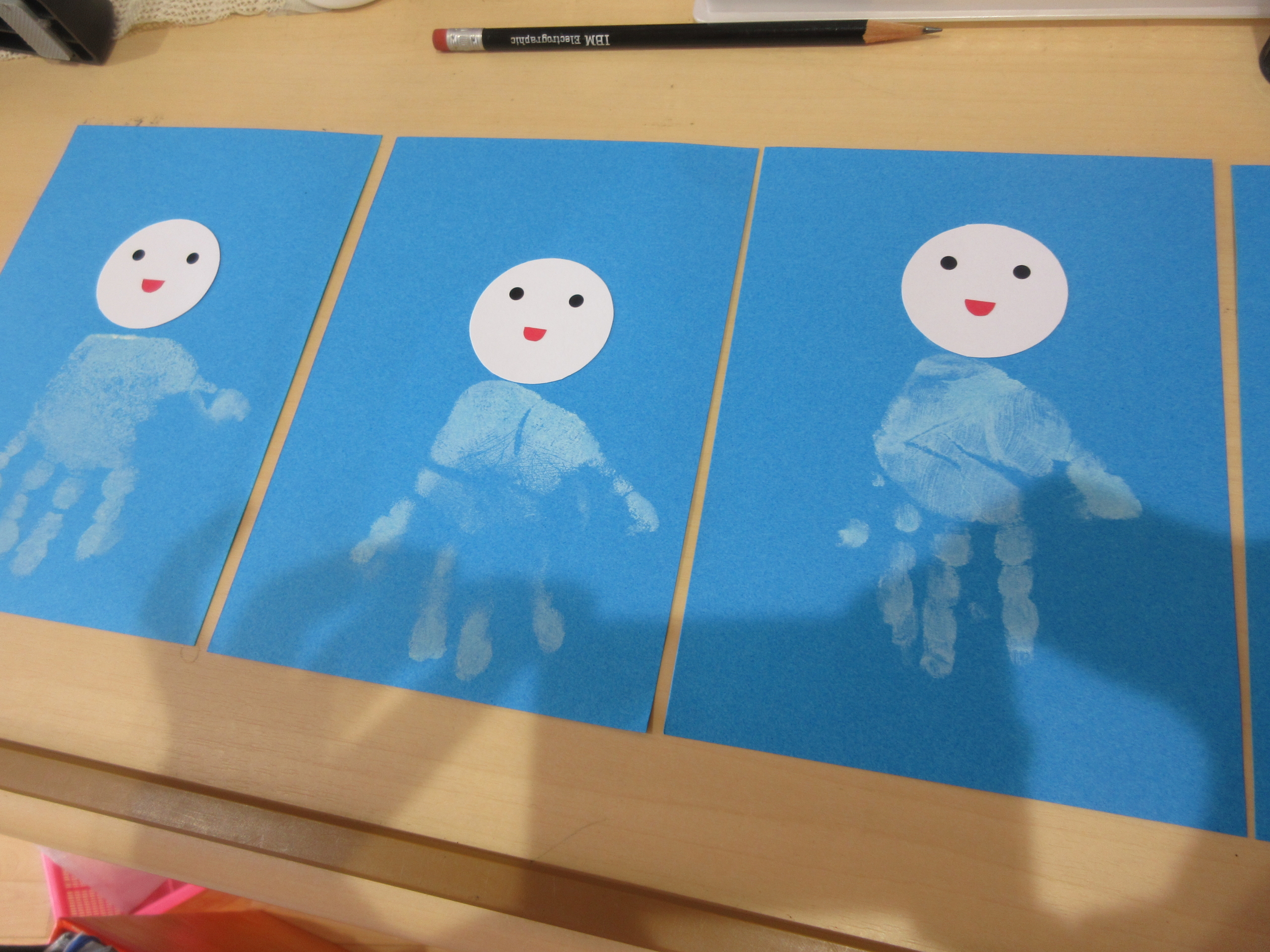 願いをこめててるてる坊主